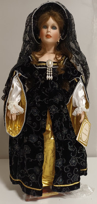 Alberon Anne Boleyn Large Porcelain Doll  Limited Edition No:118/2000