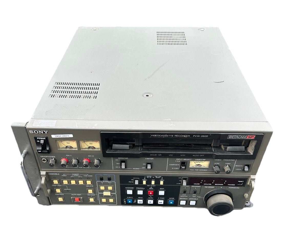 ★【中古/動作品 】★ SONY BETACAM SP PVW-2800 Sony Betacam SP PVW-2800 Studio Video Cassette Recorder - Local