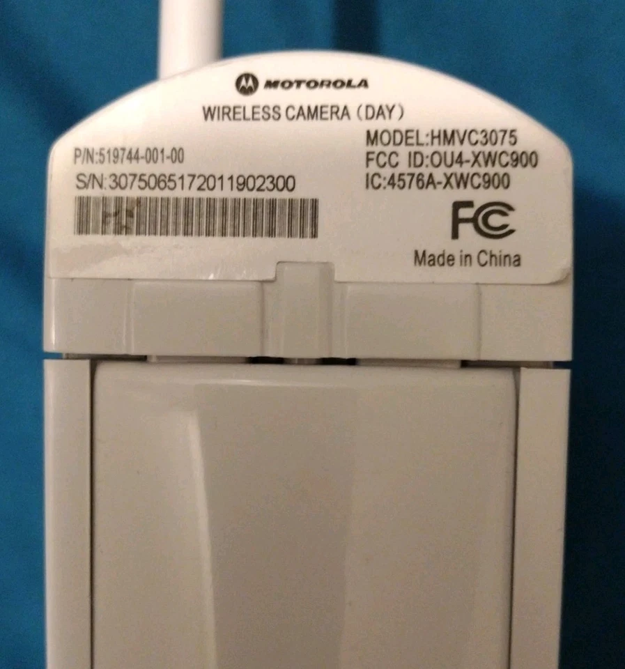 Cámara Motorola Homesight HMVC3075 inalámbrica día para sistema Homeight Foto 4 de 4