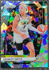 Chennedy Carter 2024 Panini Prizm WNBA #66 Ice Prizm - Sky
