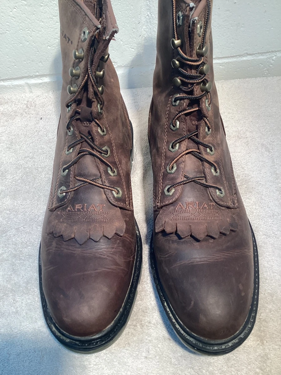 ARIAT Mens 9EEE lace up. EUC! Ariat Lace Up Men main image 4