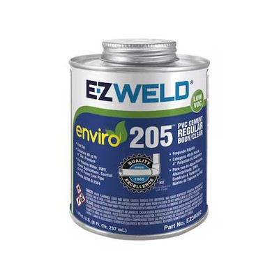 Ez Weld Ez30502n Pipe Cement, 8 Fl Oz, Clear