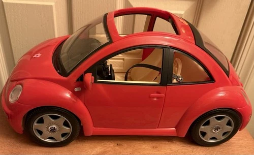 Mattel Barbie VW Volkswagen Beetle Bug Red Car 2000 Vintage