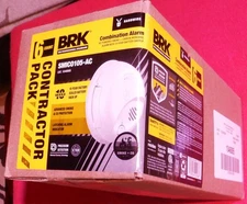 Contractor Pack BRK First Alert Smoke & CO Combo Alarm 6 Pk #SMICO105-AC Open Bx