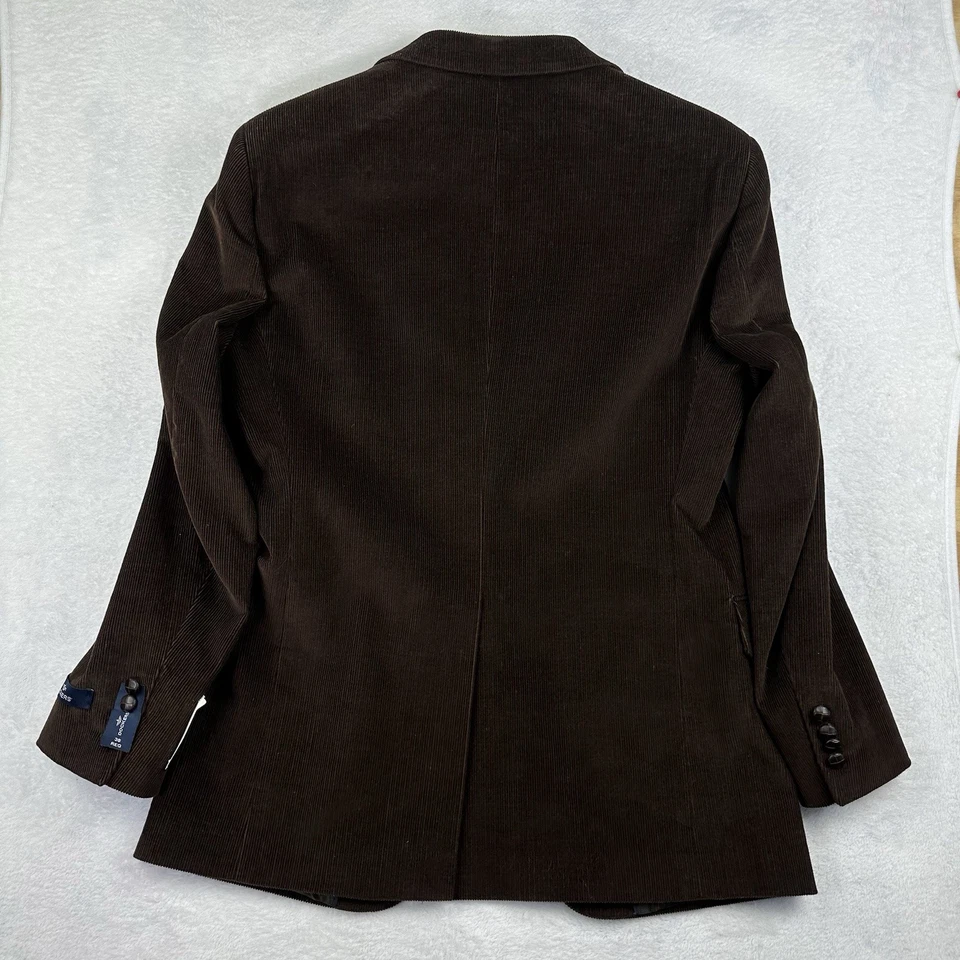 Dockers Men’s Brown Corduroy Sport Coat Blazer Jacket Size 38R Cotton Classic - Image 4 of 4