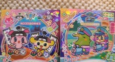 Tamagotchi Uni Stickers Unused Code Conductor Set Momotaro Coordination