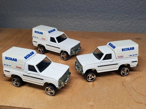 1980 Ecolab Ford Bronco vintage  Set of 3