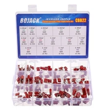 BOJACK 15 Values 150 Pcs Metallized Polypropylene Film DC Capacitor... 