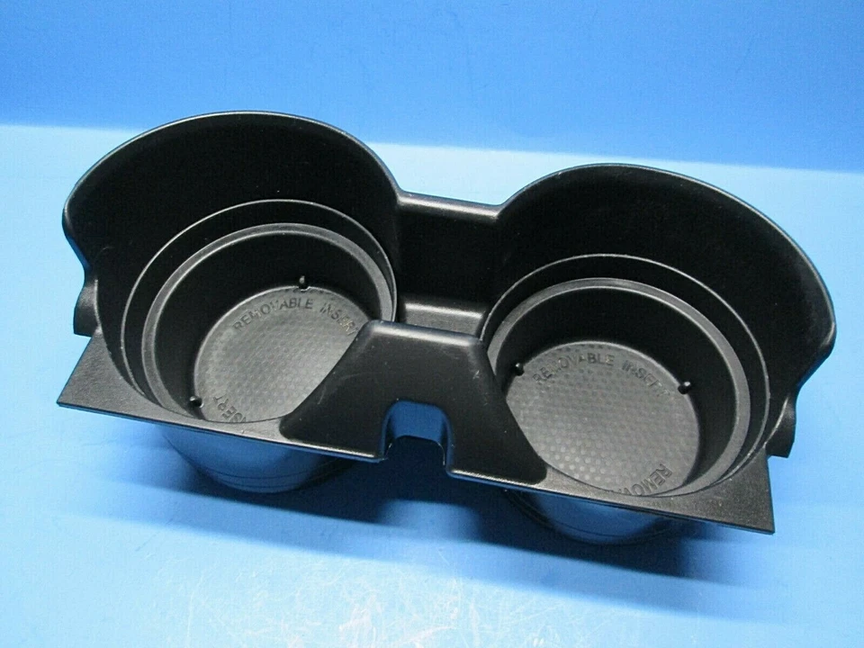 2004 2005 2006 Nissan Maxima Center Console Cup Holder two Inserts black OEM - Imagem 2 de 4