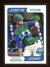 2015 Lexington Legends ASHTON GOUDEAU Signed Card autograph AUTO ROCKIES REDS