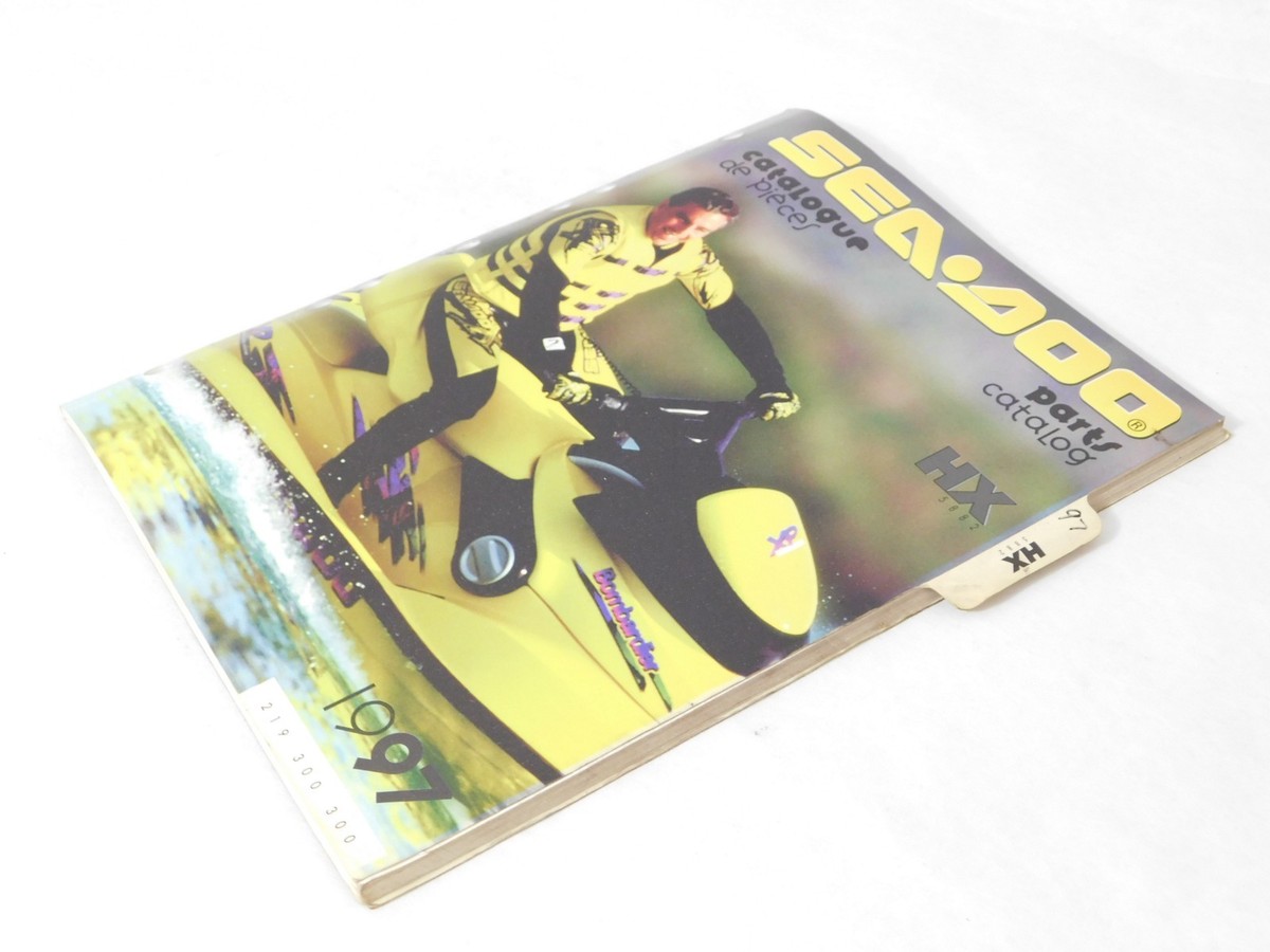 1997 Genuine SeaDoo Jet Ski 5882 HX Factory Parts Catalog Book 97