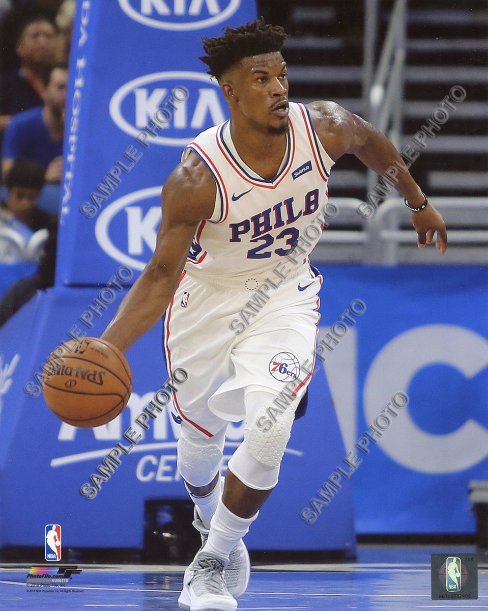 Jimmy Butler 2018 Philadelphia 76ers 8x10 Authentic Photo #3 Free