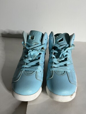 Nike Air Jordan‎ Retro 6 Pantone GS Still Blue - Size 6Y Nike Air Jordan Retro 6 GS Pantone Still Blue Size 7Y OG All  main image 3