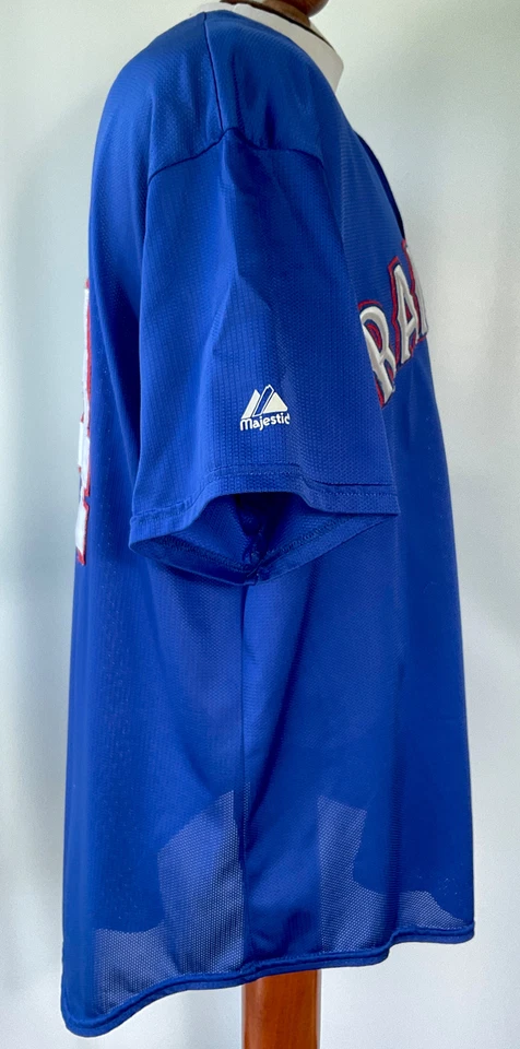 Majestic Authentic Texas Rangers Batting Practice Stitched Jersey Size XL - Image 3 of 4