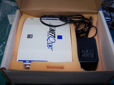 NetQue Network NetQue Network Serial and Parallel Printer Server - New Old Stock