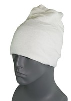 Mens Top Open Whirl Wind Style Baggy Long Beanie Light-weight Board Hat White Mens Top Open Whirl Wind Style Baggy Long Beanie Light-weight Board Hat White