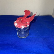 Mini Jar Bonne Maman France 1 Oz Empty Glass Jar -Jams Crafts Red Lid-EstateFind