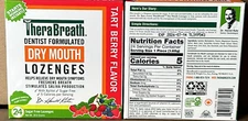 TheraBreath Dry Mouth Lozenges, Tart Berry 24 Count Each 48 Total 2 pk 07/26