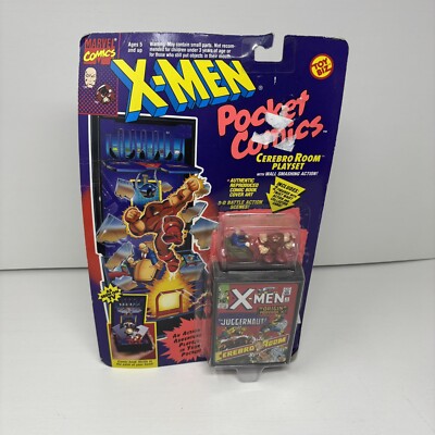 1994 Toy Biz X-Men Pocket Comics Cerebro Room Playset