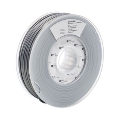 NIB Ultimaker Silver ABS 3D Printing Filament 9705