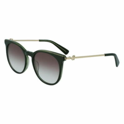 NEW Longchamp LO 693S 300 Metallic Green Sunglasses with 