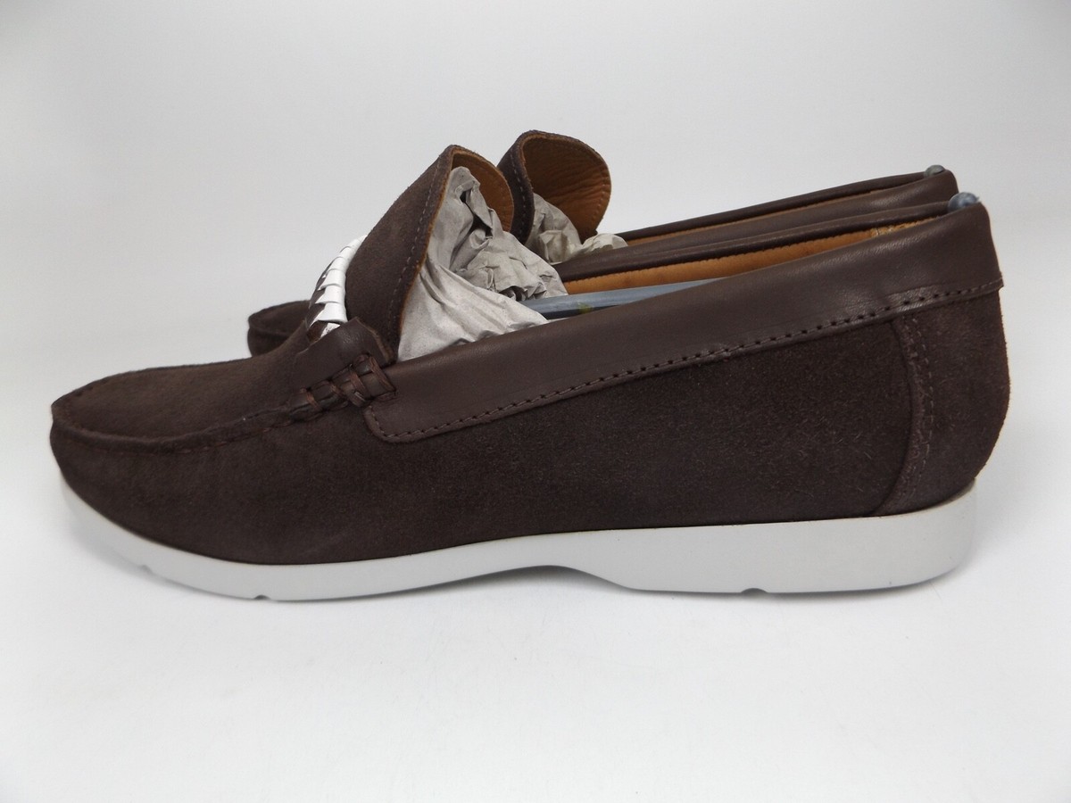 NEW! Driver Club USA Los Angeles Brown Suede Casual Loafers 