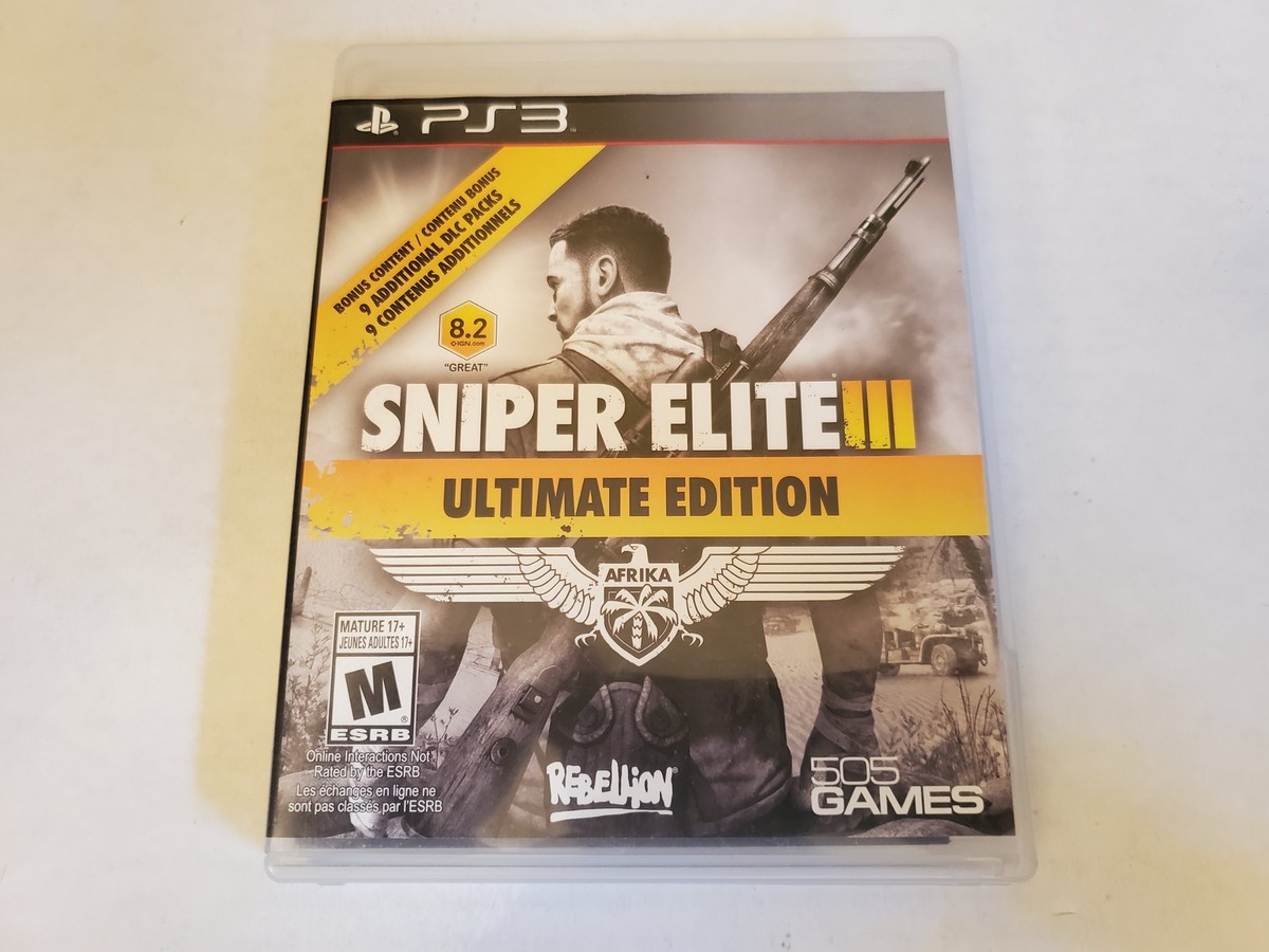 Sniper Elite III Ultimate Edition Sur PS3 – Complet En Français, Très Bon état