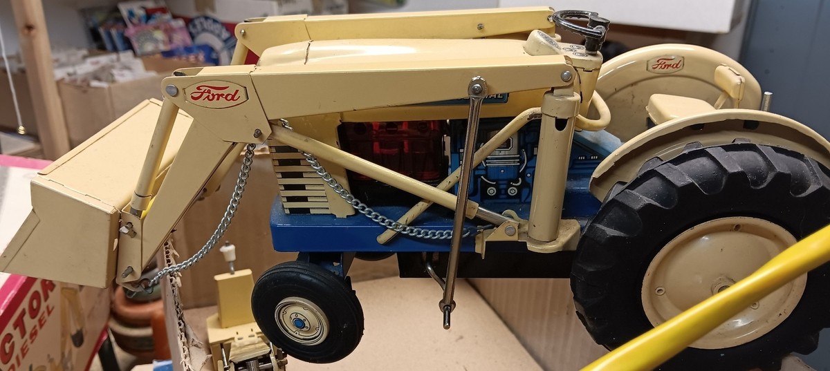 Cragstan Ford Industrial 4000 Tractor & back hoe. With Cragstan Ford Industrial 4000 Tractor & back hoe. With