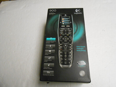Logitech Harmony 900 Touch Screen Universal Remote Control - Black (915-000030)