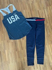 NIKE USA Olympic Team TOP + HILFIGER Sport Leggings Gr.S