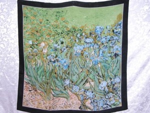 New 100% Silk Scarf Wrap Christmas Gift Van Gogh Repro Irise