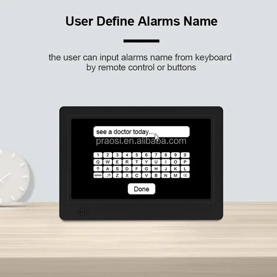 Elderly -Alzheimer's & Dementia Clock 25 Alarms- Medication-Digital Day Clock - Image 4 of 4