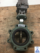Grinnell WC-8271-4 Cast Iron 3" Air-Operated Wafer Butterfly Valve 250PSI 