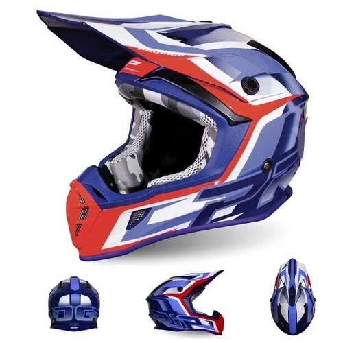 CASCO CROSS PROGRIP 3180-308 blu/azzurro | eBay