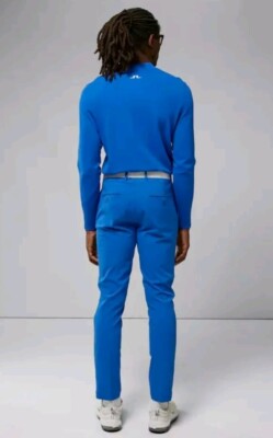 新品　J.LINDEBERG golf pant 30 J Lindeberg Men's Vent Golf Pant 30x30 33x32 Blue Baltic Sea NEW