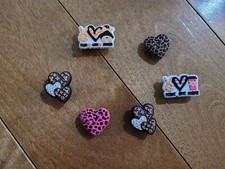 Lot of 6 Croc Charms Peace, Love, MomLife