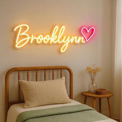 Custom Name Neon Sign LED Bedroom home wall Decor 
