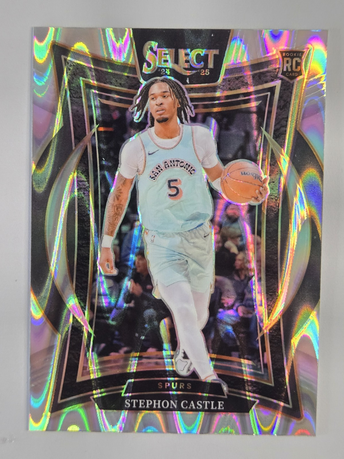 Stephon Castle 2024-25 Panini Select - Concourse #72 Tectonic Prizm (RC)