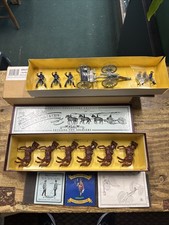 Britains Set 8869 Civil War Union Gun Limber And Crew 5  Horses 6 NOB