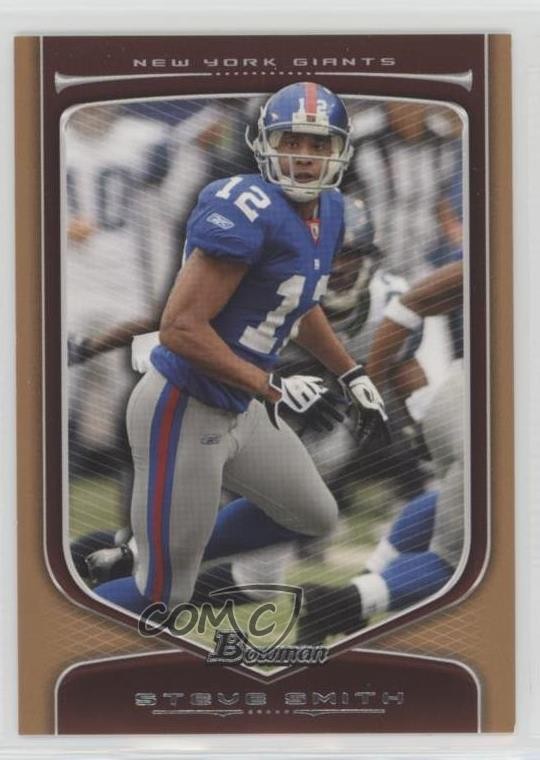 2009 Bowman Draft Picks Bronze 82/99 Steve Smith #96 0t2