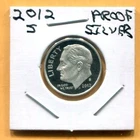 Gem 2012-S Proof Ultra-Cameo Silver Roosevelt Dime - Free Shipping