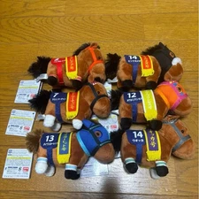 Thoroughbred Collection Ball Chain Vol.7 Full Set of 6 Plush Keychain Umamusume