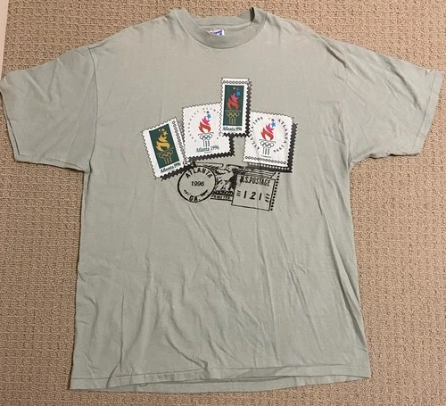 Vintage Atlanta 1996 Olympic Games Shirt Mens Graphic Tee X-Large - product listing photo
