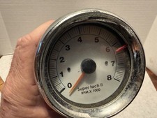 Vintage Sun Super Tach Ii 8000 Rpm Tachometer Usa Un-tested