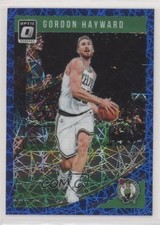 2018-19 Panini Donruss Optic Blue Velocity Prizm Gordon Hayward #86 9l4