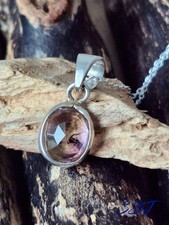 Sterling 925 Ametrine pendant with a sterling silver chain