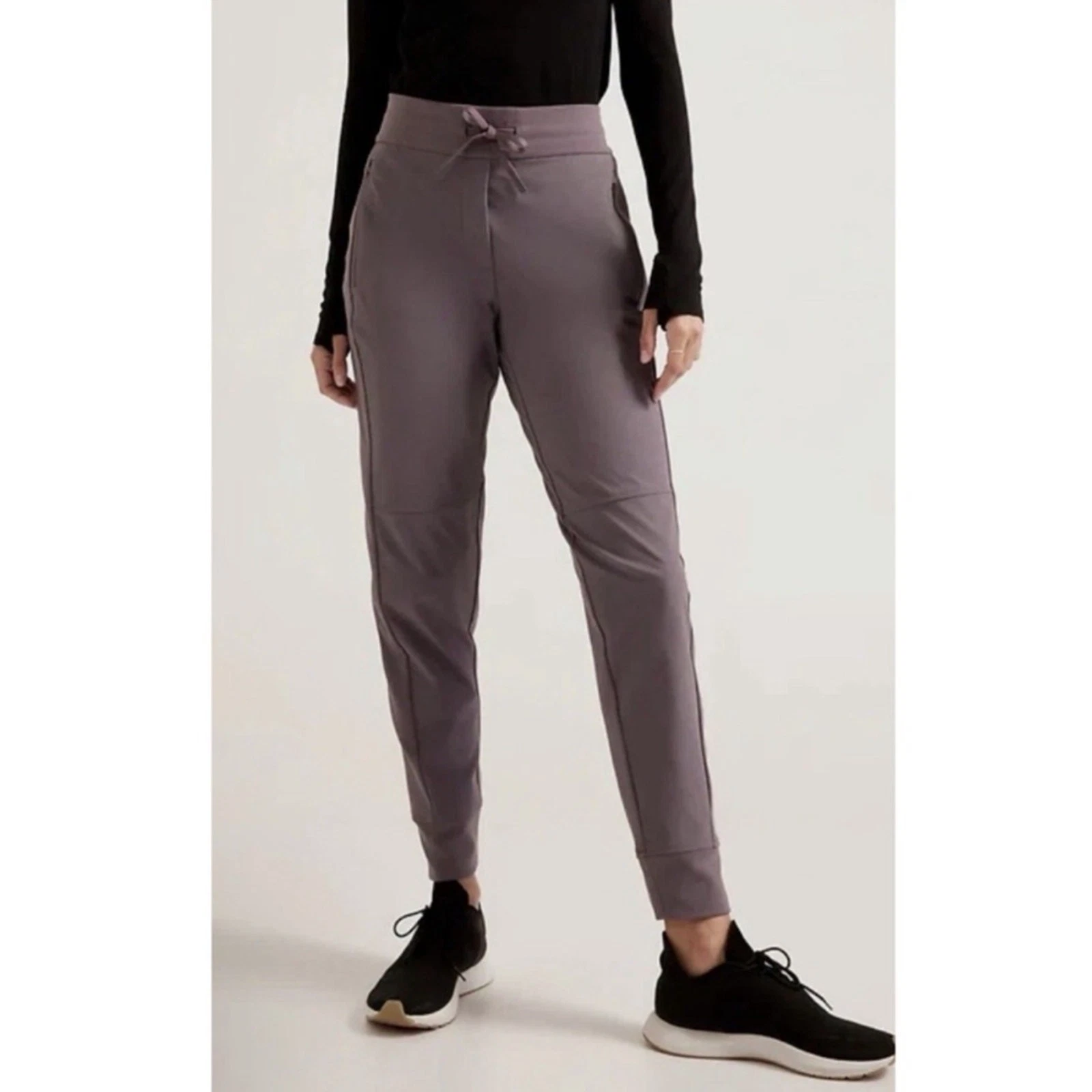 Athleta Headlands Hybrid Trek Mid Rise Jogger Dusty Purple 2 Petite