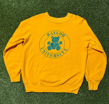 Baylor University Bears Vtg 90's NCAA Texas Sports Sweatshirt Sweater Shirt -L