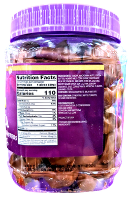 Kirkland Signature Macadamia Caramel Clusters 32 Ounce Jar EXP 10