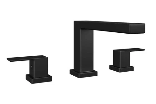 PROFLO PF9870MB Kelper Deck Mounted Roman Tub Filler, Matte Black - Picture 1 of 5